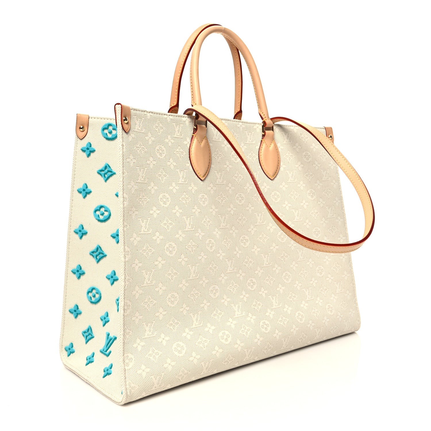 Louis Vuitton Jacquard Monogram Miami Onthego GM 3 of 11