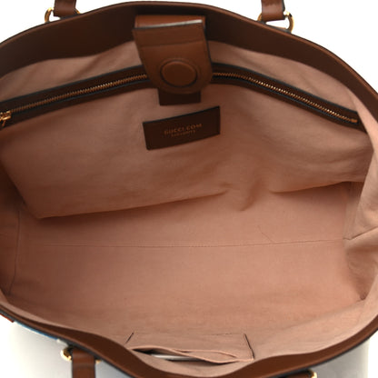 Gucci Soft GG Supreme Monogram Garden Collection Crossbody Tote Beige Tuscany 4 of 4