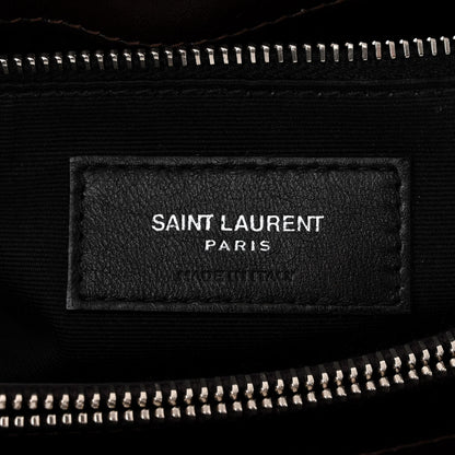 Saint Laurent Calfskin Y Quilted Monogram Medium Loulou Chain Satchel Amaranto 6 of 11