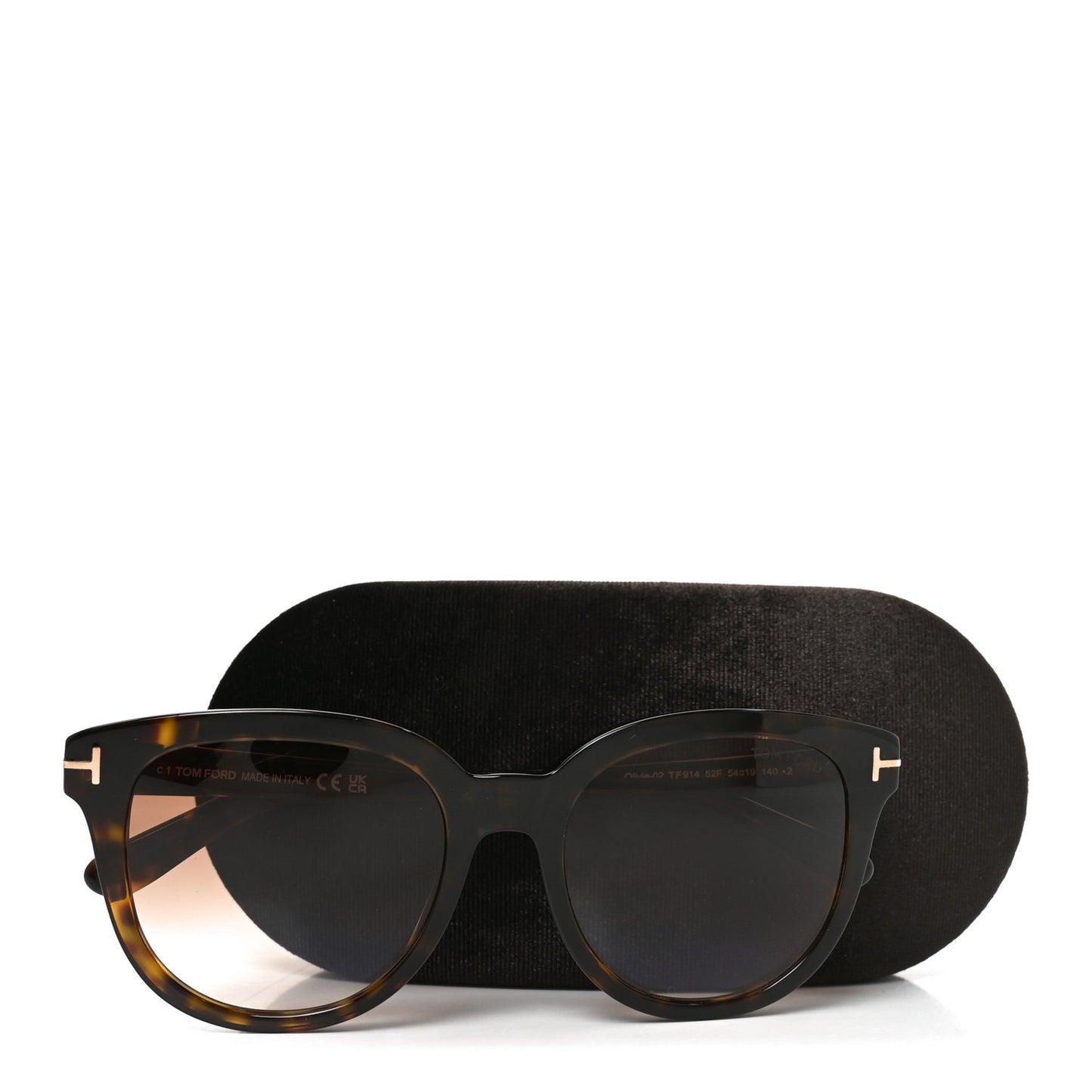 Acetate Olivia Sunglasses TF914 Tortoise