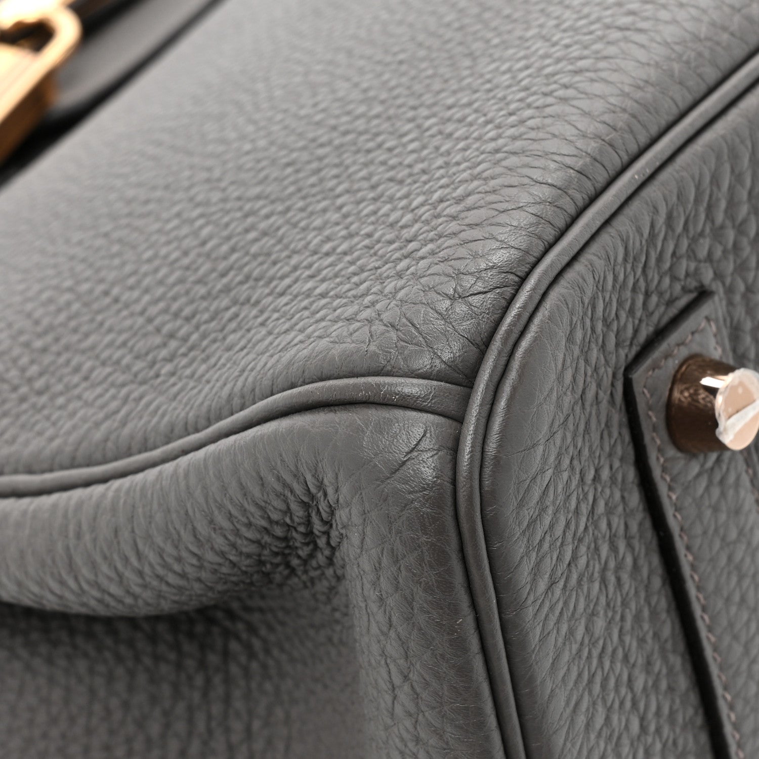 Hermes Togo Birkin 35 Etain 10 of 14