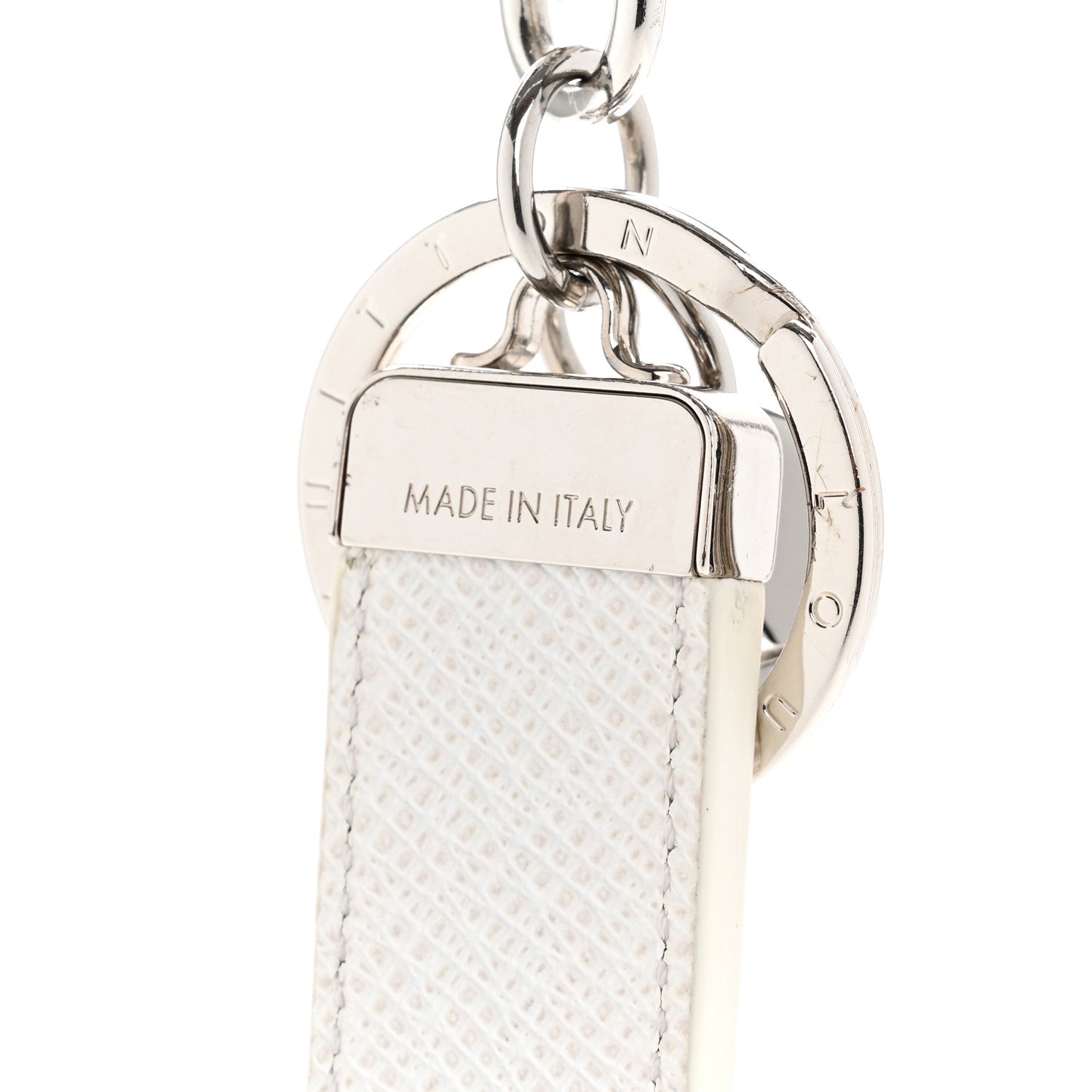Louis Vuitton Monogram Neo LV Club Bag Charm Key Holder White 4 of 6