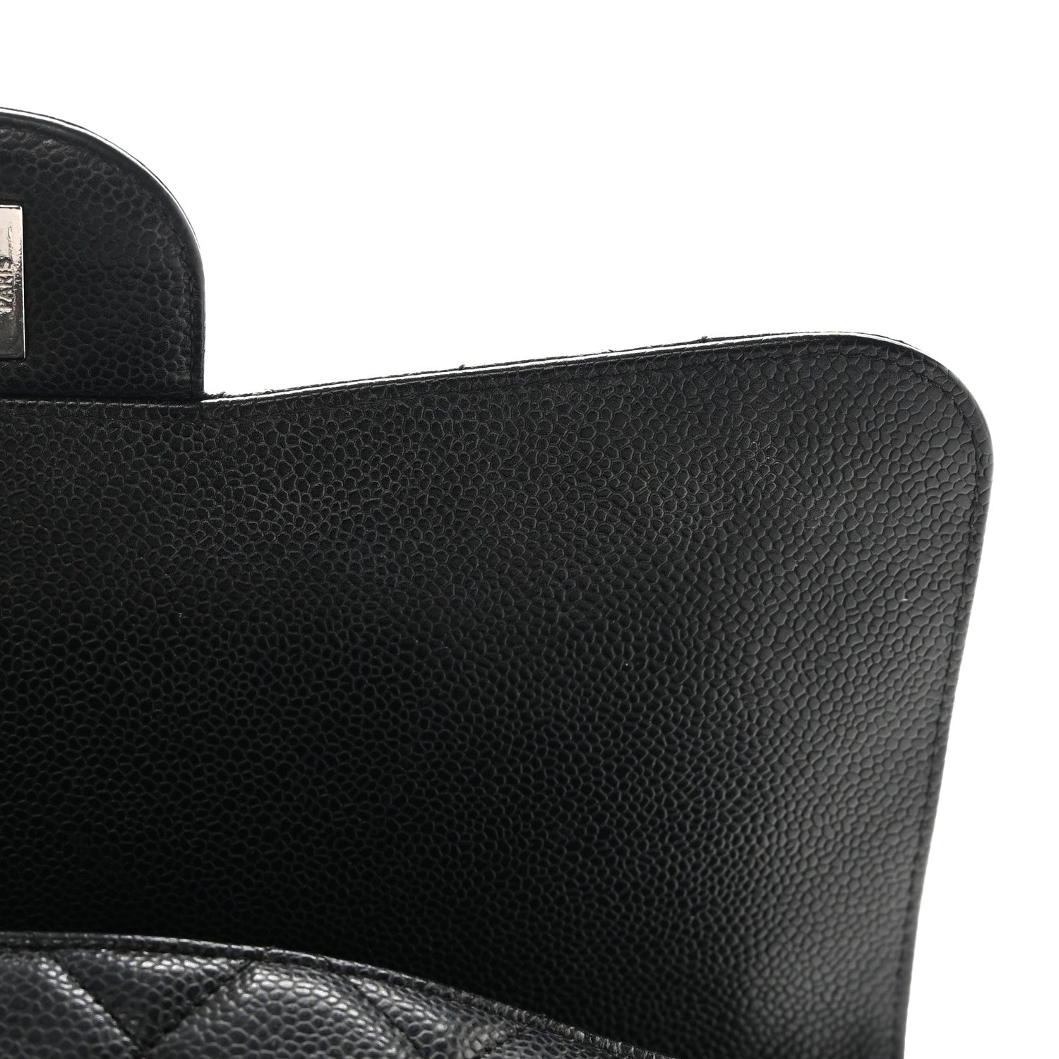 Chanel Caviar Quilted Jumbo Single Flap Black 14 of 18