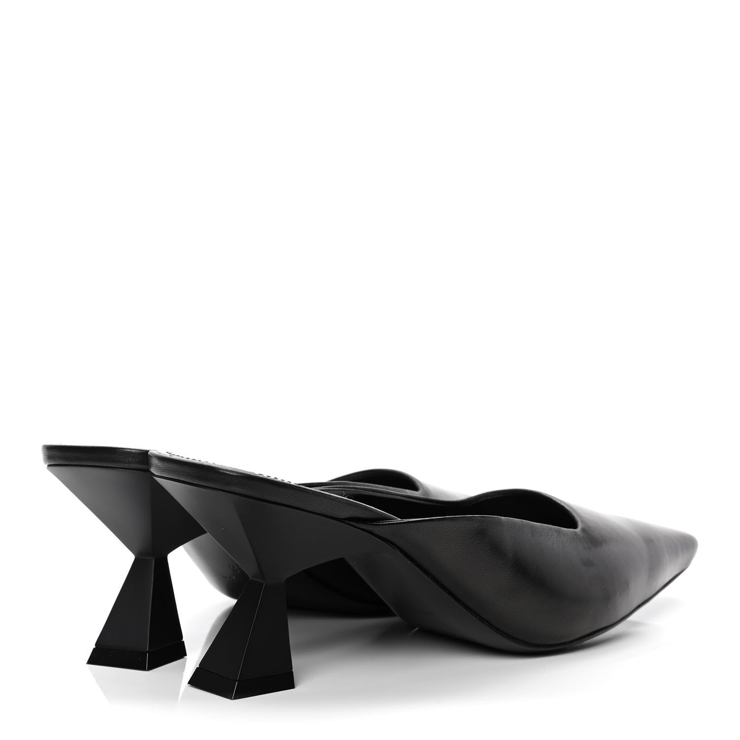 Givenchy Calfskin Asymmetrical Mules 36 Black 3 of 7