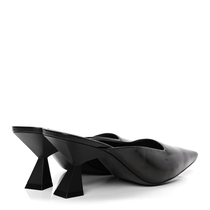 Givenchy Calfskin Asymmetrical Mules 36 Black 3 of 7