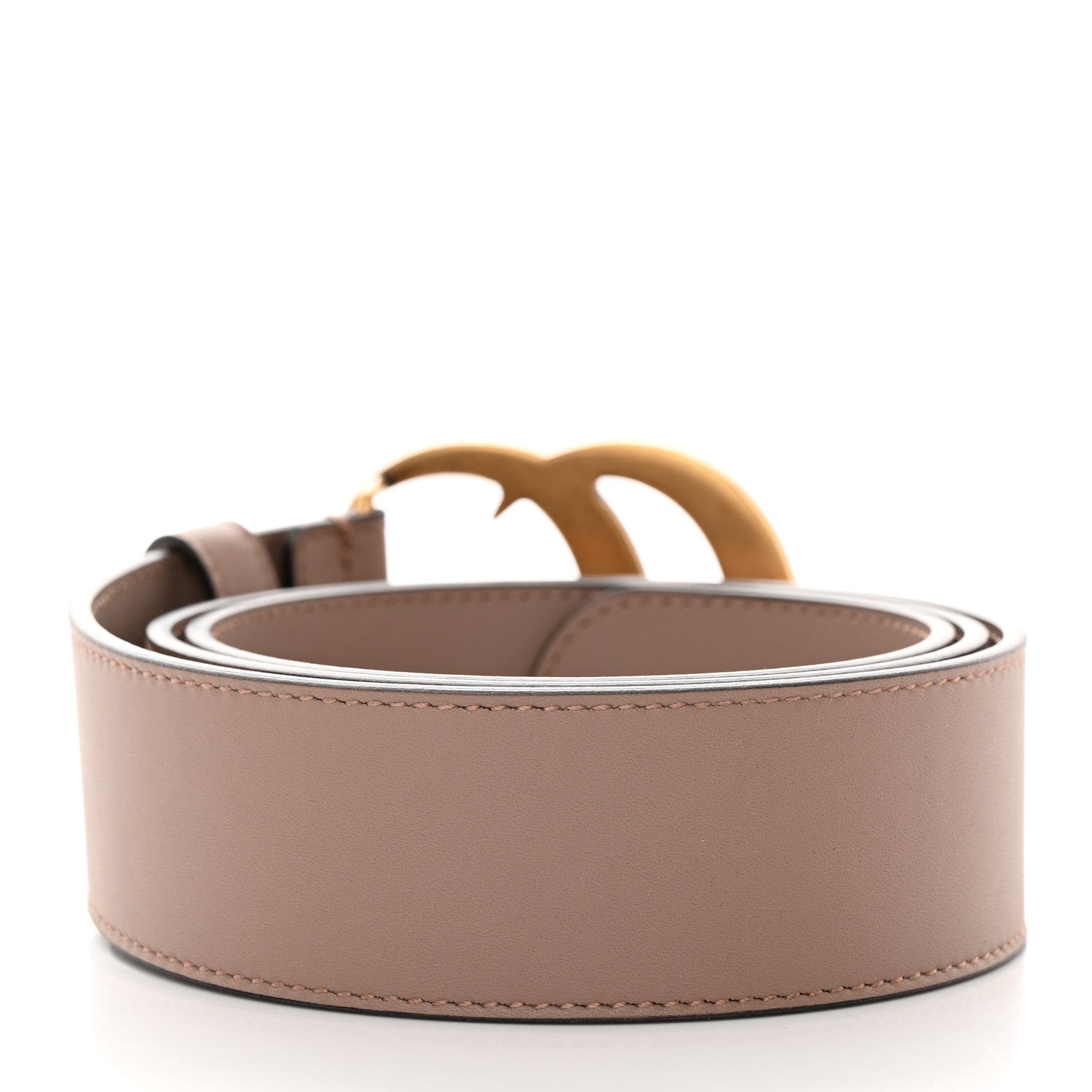 Gucci Calfskin Double G 40mm Belt 85 34 Porcelain Rose 2 of 5