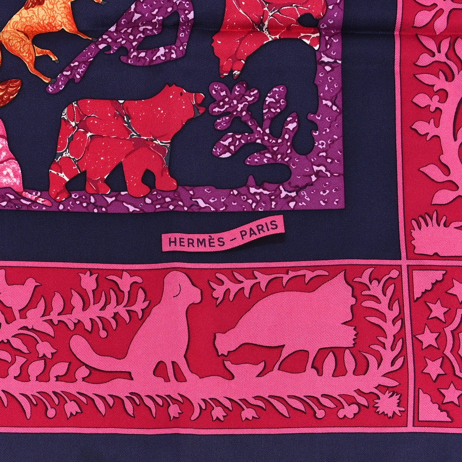Hermes Silk Early America Scarf 90 3 of 3