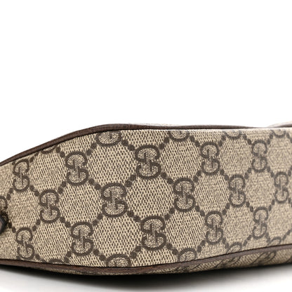 Gucci GG Supreme Monogram Textured Dollar Calfskin Small Ophidia Hobo Beige Ebony New Acero 8 of 10
