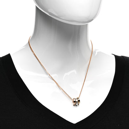 Louis Vuitton 18K Yellow White Pink Gold Empreinte Pendant Necklace 2 of 5