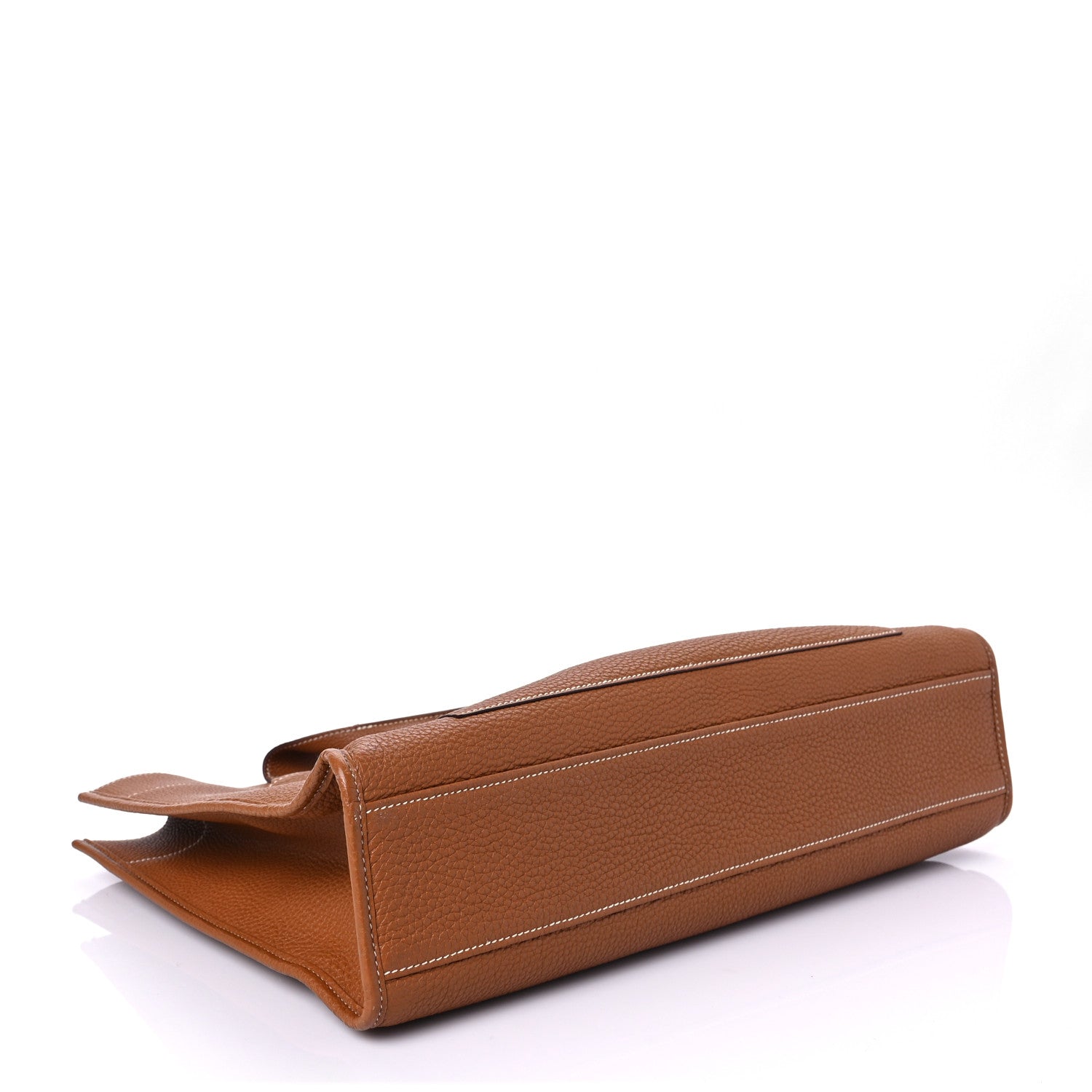 Hermes Togo Front Pocket Tote Gold 4 of 7