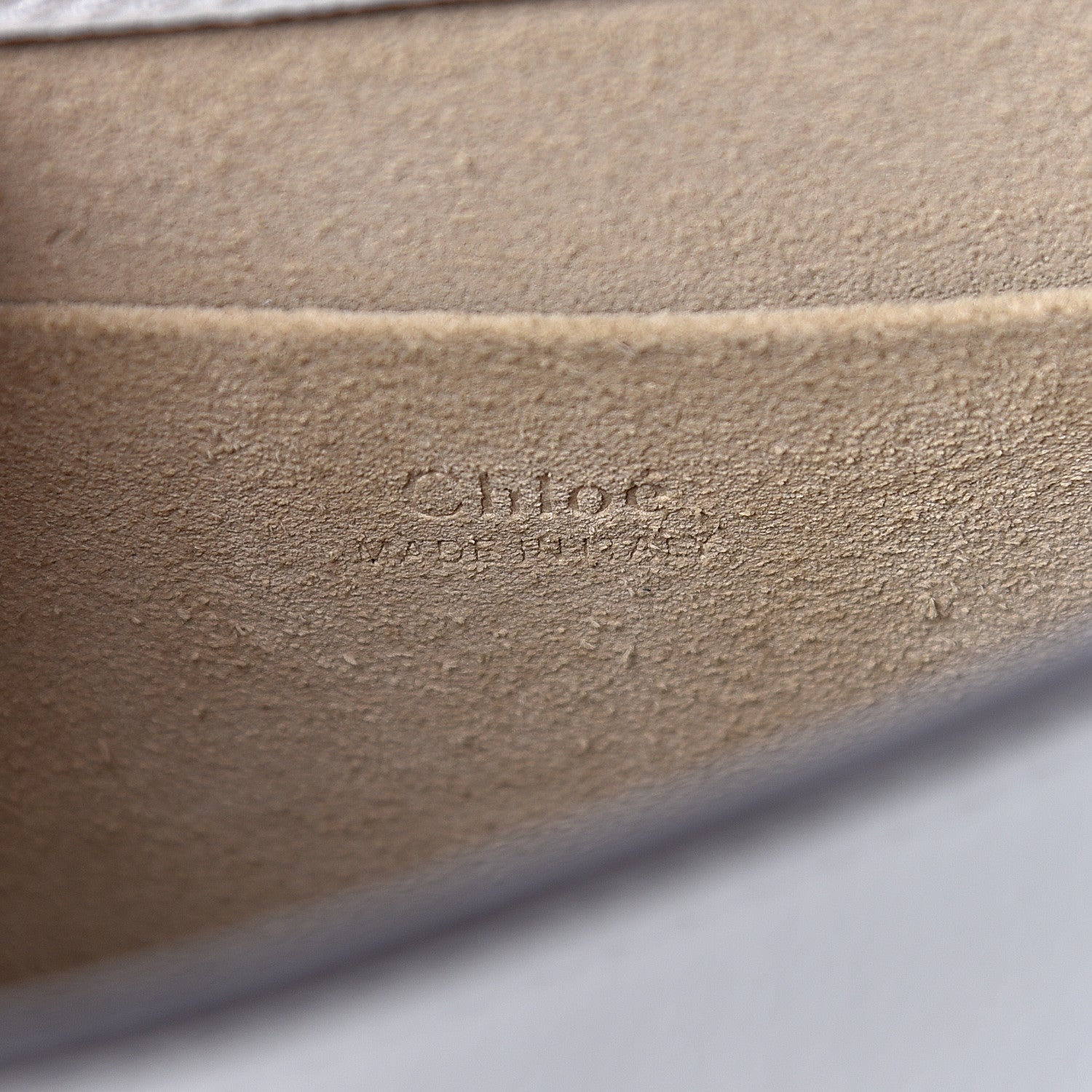 Chloe Calfskin Suede Small Nile Bracelet Bag Airy Grey 6 of 10
