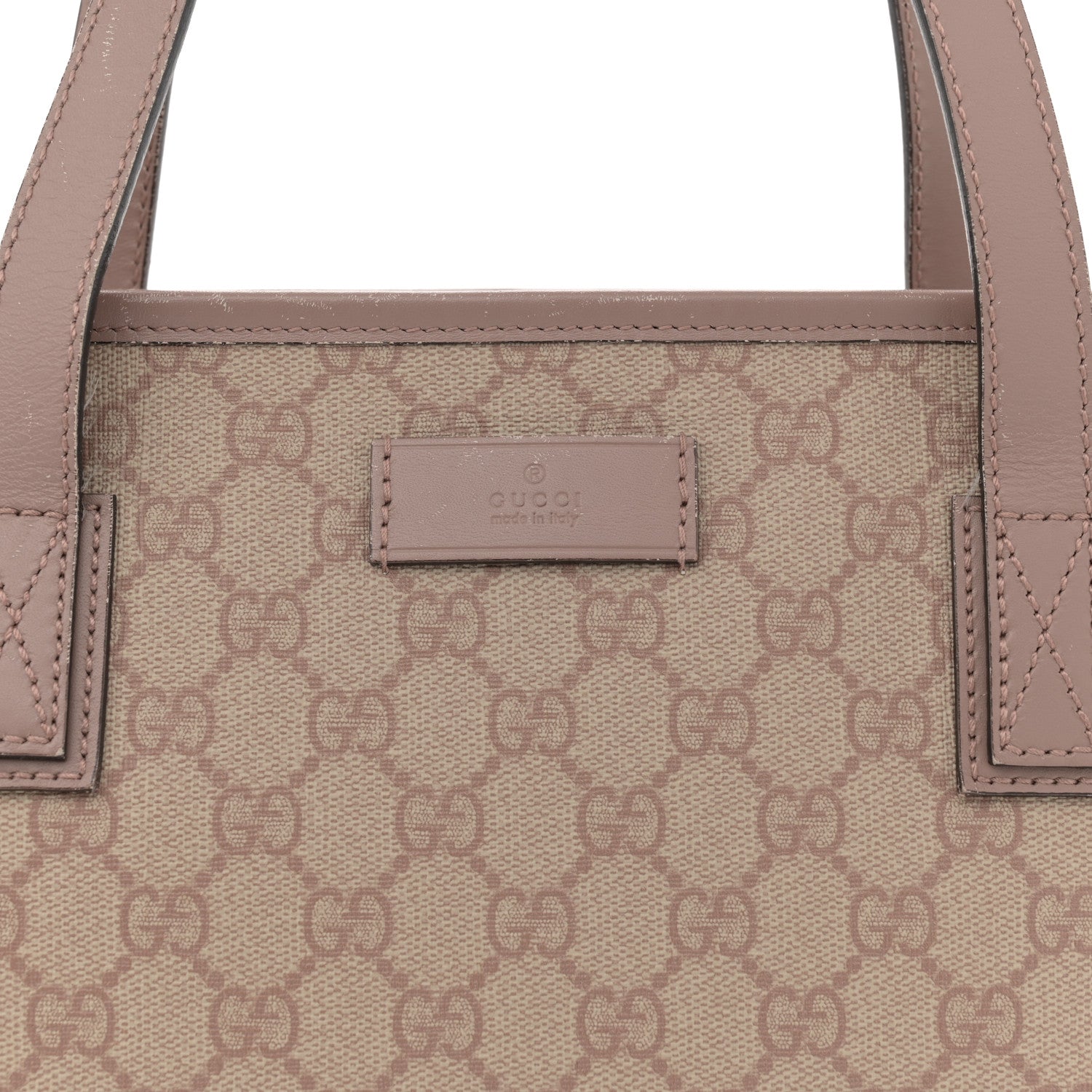 Gucci GG Supreme Monogram Small Joy Tote Porcelain Rose 8 of 16