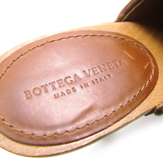 Bottega Veneta Leather Woven Clogs Brown 36 6 of 6