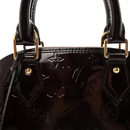 Louis Vuitton Vernis Alma BB Amarante 7 of 9