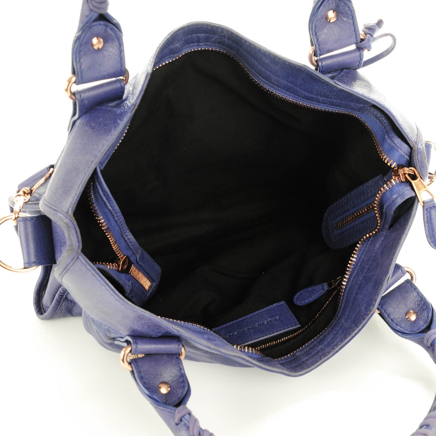 Agneau Giant 21 Rose Gold Hardware City Bleu Lavande