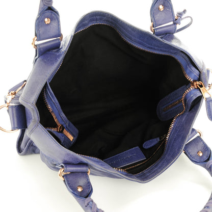 Balenciaga Agneau Giant 21 Rose Gold Hardware City Bleu Lavande 5 of 10