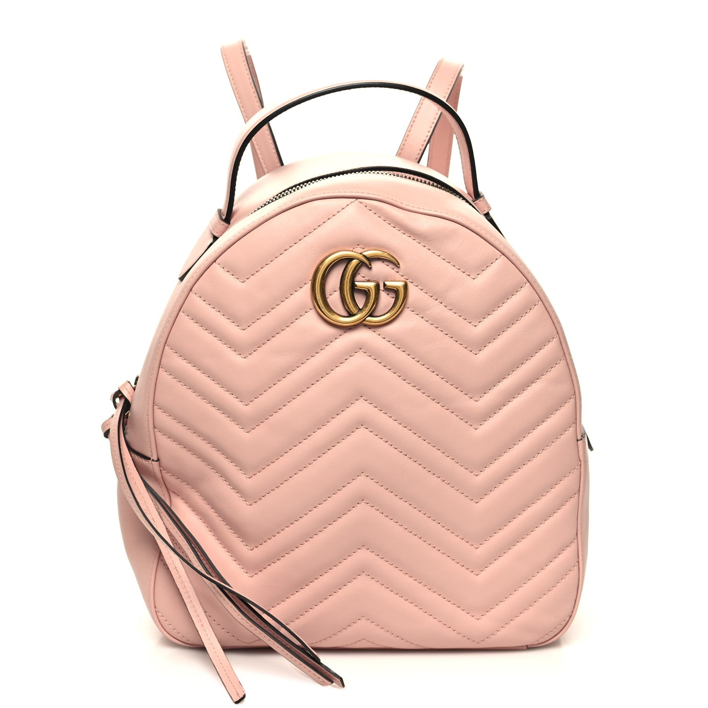 Calfskin Matelasse GG Marmont Dome Backpack Perfect Pink