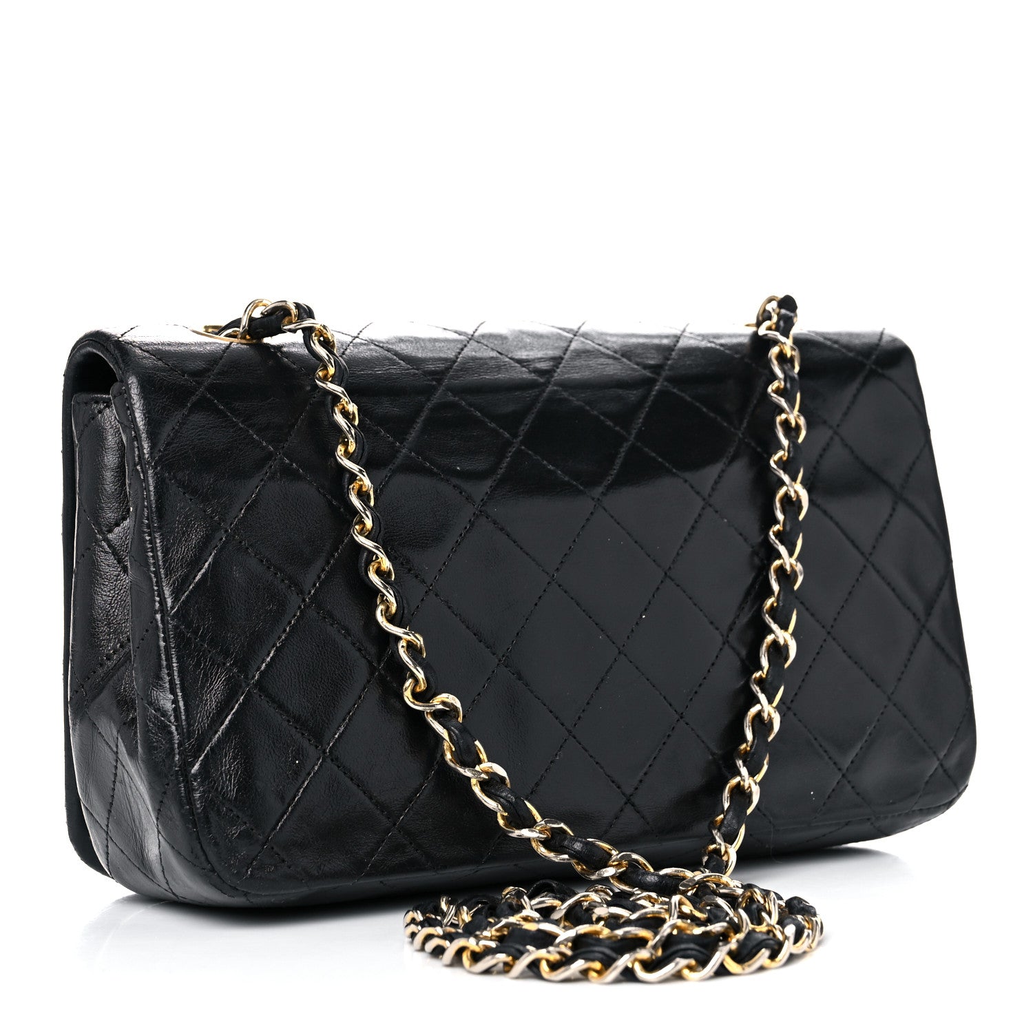 Chanel Lambskin Quilted Small Single Flap Black 3 of 21
