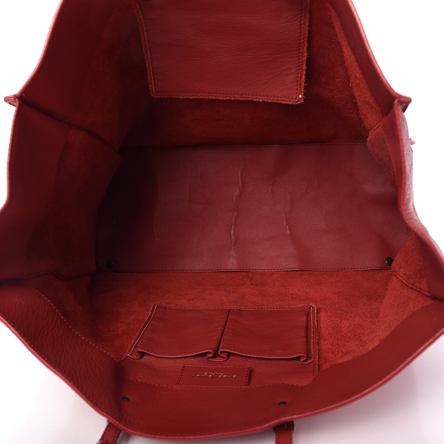 Balenciaga Veau Souple Papier A4 Zip Around Tote Rouge 5 of 10