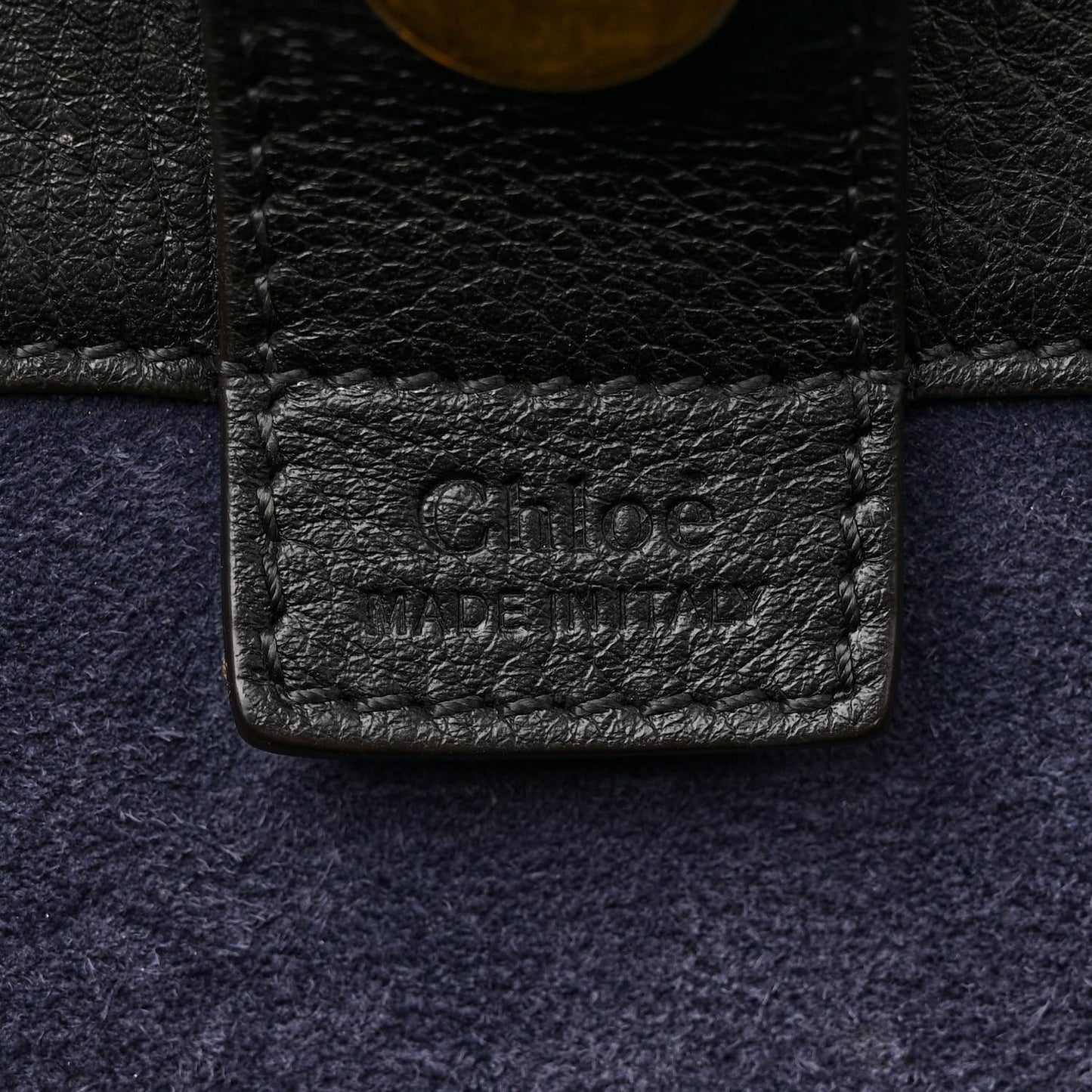 Smooth Calfskin Medium Milo Shopping Tote Black