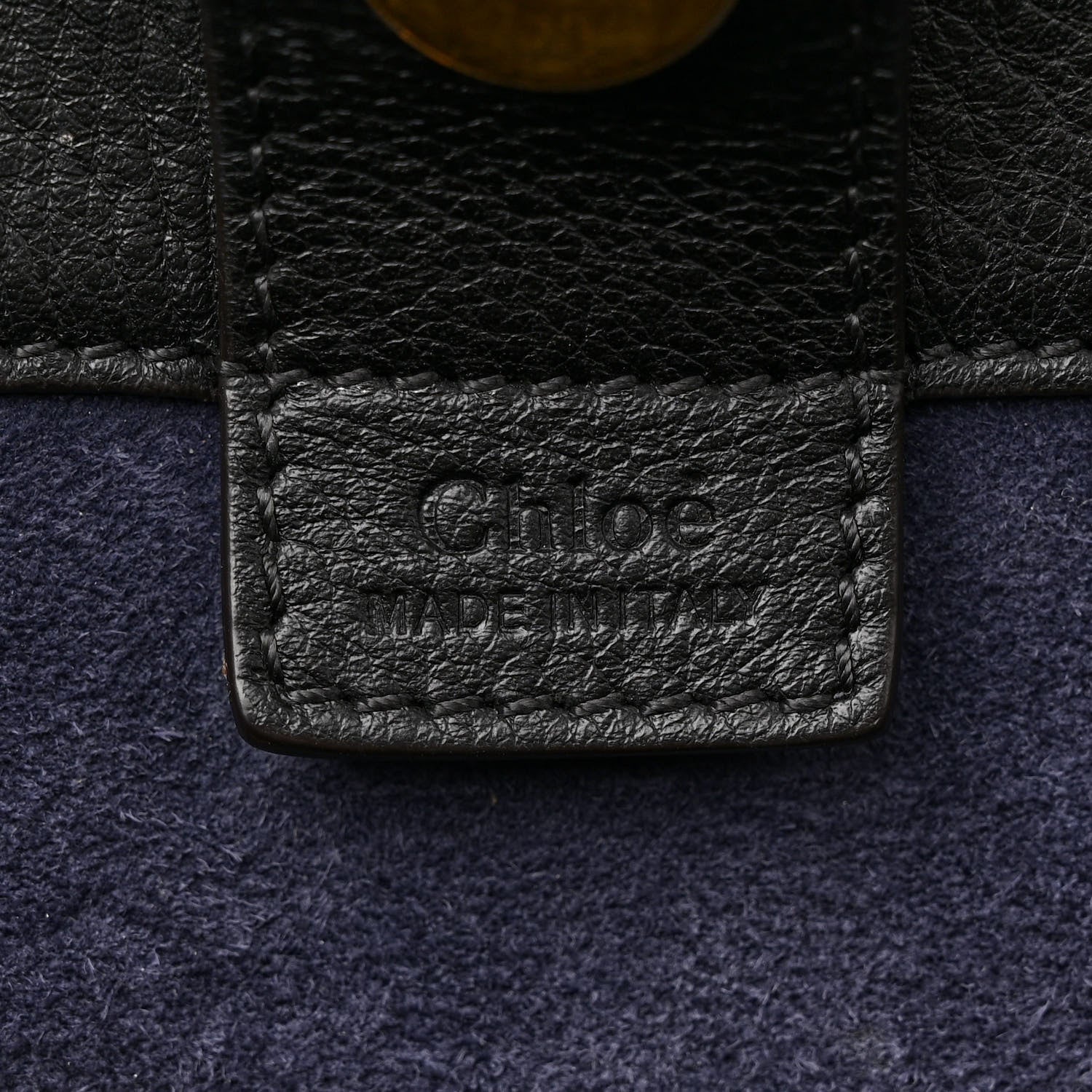 Chloe Smooth Calfskin Medium Milo Shopping Tote Black 6 of 17