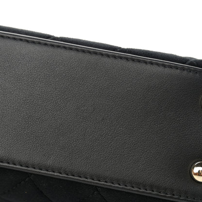 Chanel Velvet Crystal Quilted Extra Mini Coco Handle Flap Black 10 of 11