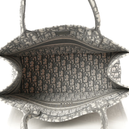 Christian Dior Oblique Medium Book Tote Grey 5 of 14