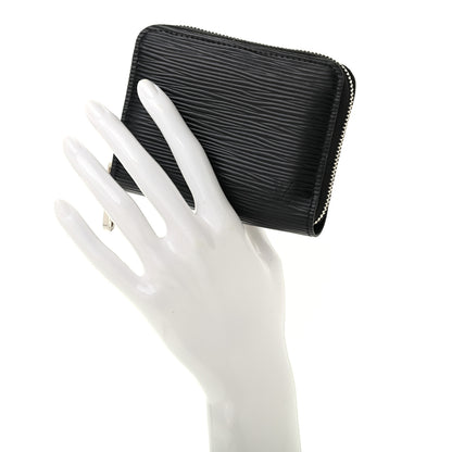 Louis Vuitton Epi Zippy Coin Purse Black 2 of 7