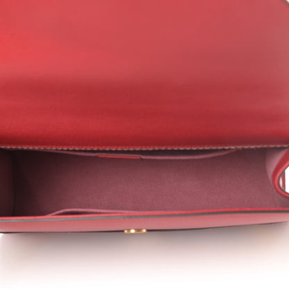 Gucci Calfskin Embroidered Medium Shoulder Bag Hibiscus Red 5 of 11