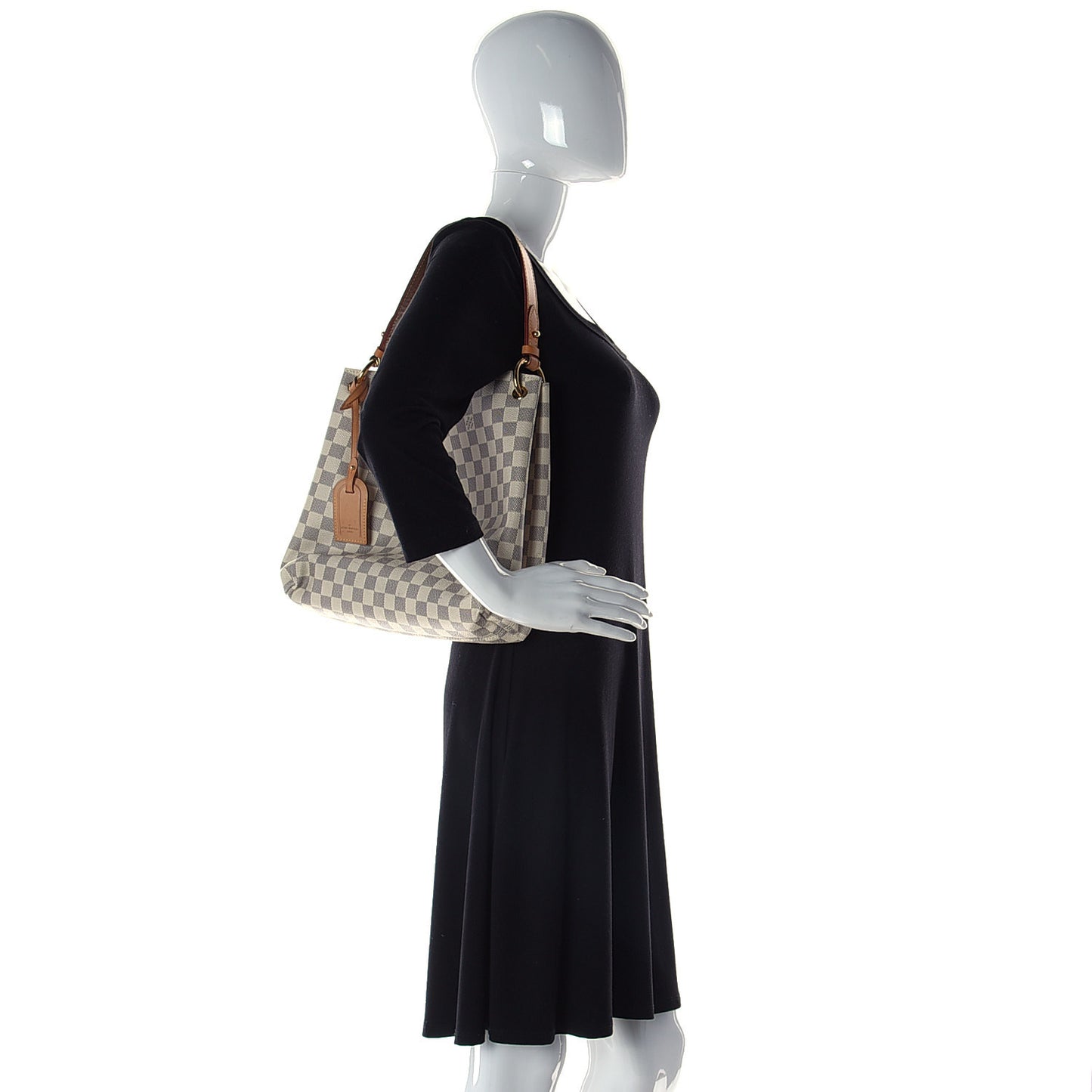 Damier Azur Graceful PM Rose Ballerine