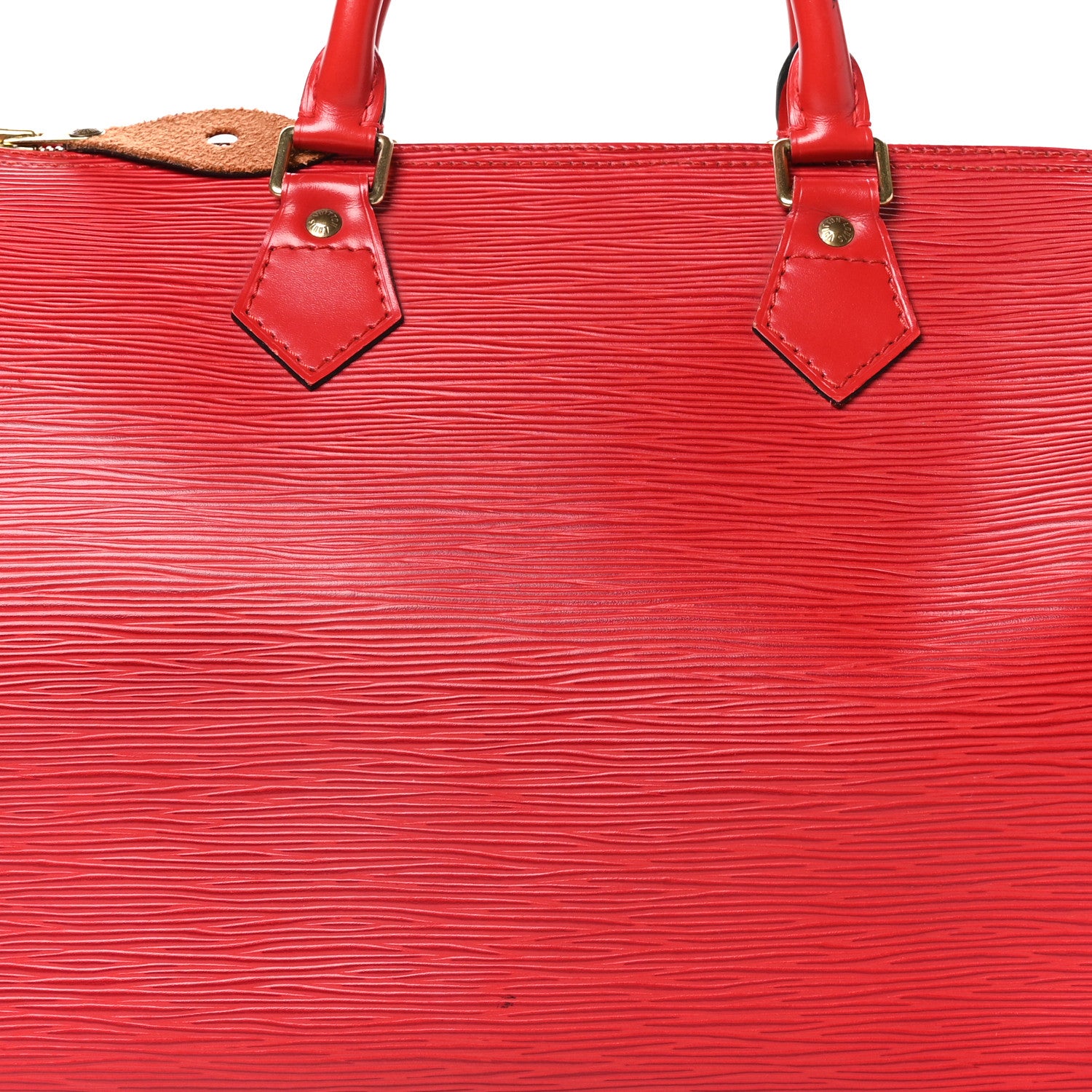Louis Vuitton Epi Speedy 30 Castillan Red 8 of 13
