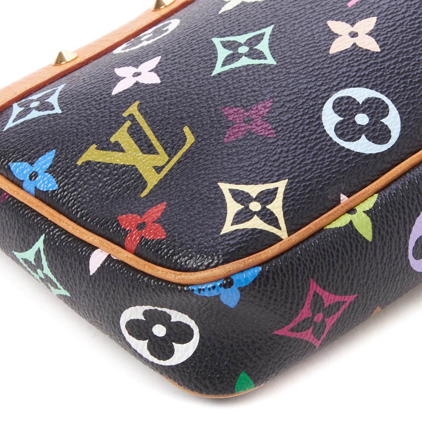 Monogram Multicolor Pochette Accessories Black
