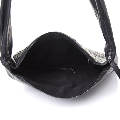 Chanel Lambskin Quilted Large Girl Bag Black 9 of 18