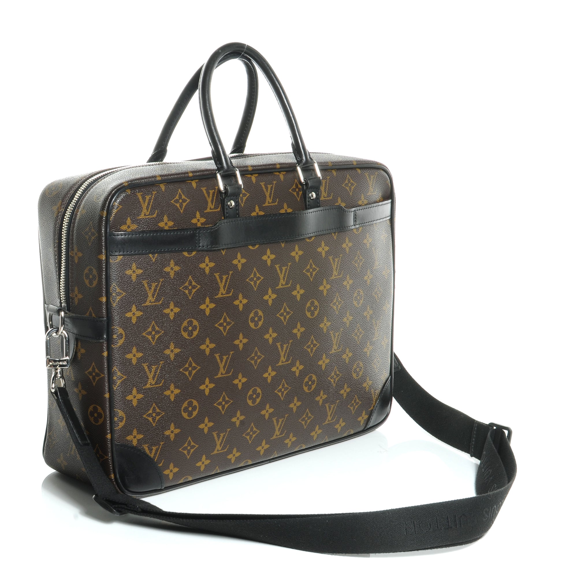 Louis Vuitton Monogram Macassar Porte-Documents Voyage GM 3 of 8