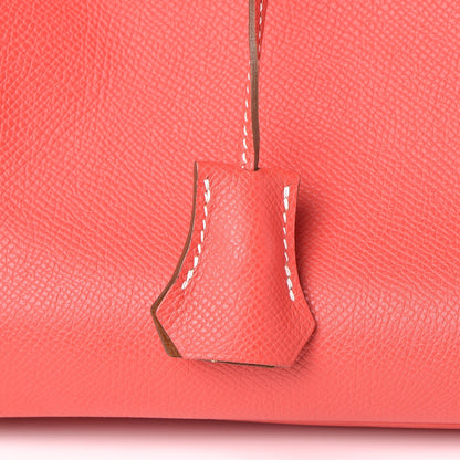 Hermes Epsom Candy Birkin 35 Rose Jaipur Gold 26 of 35