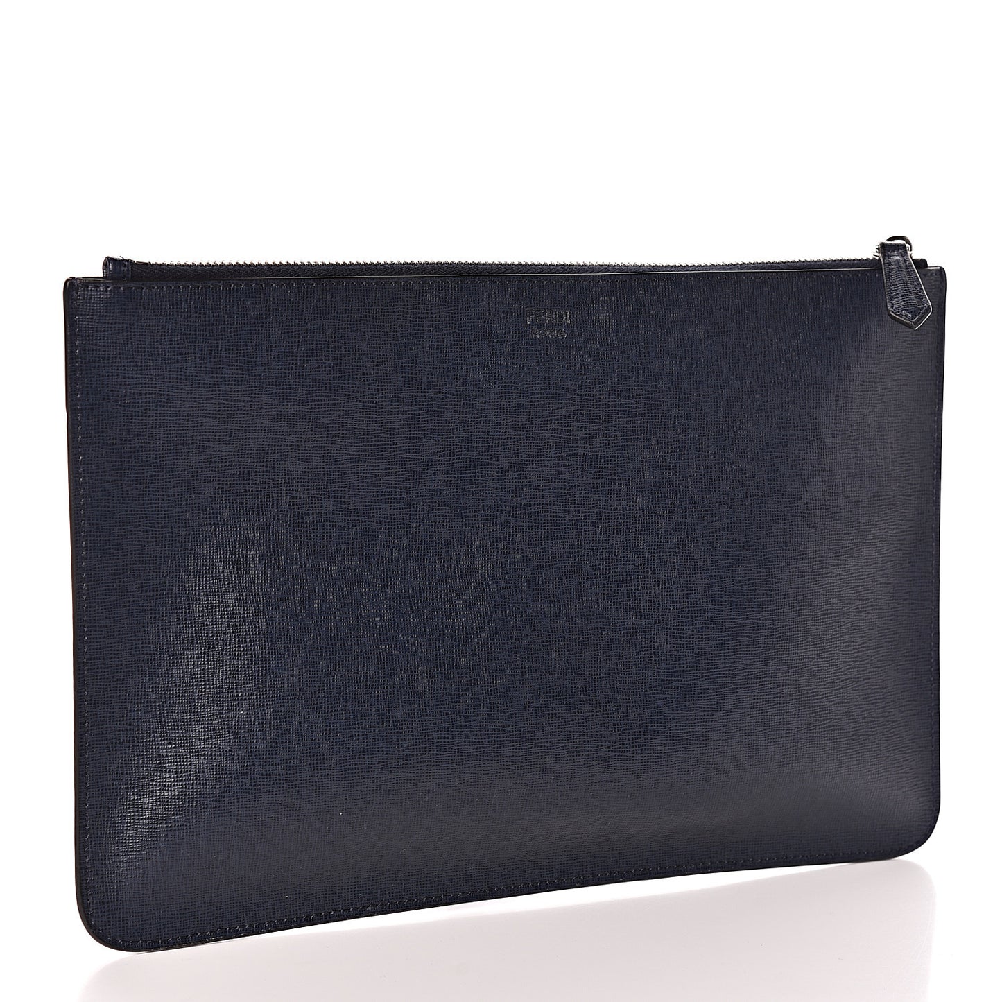 Metallic Vitello Elite Monster Eyes Pouch Navy Multicolor