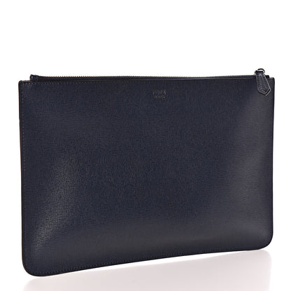Fendi Metallic Vitello Elite Monster Eyes Pouch Navy Multicolor 3 of 7
