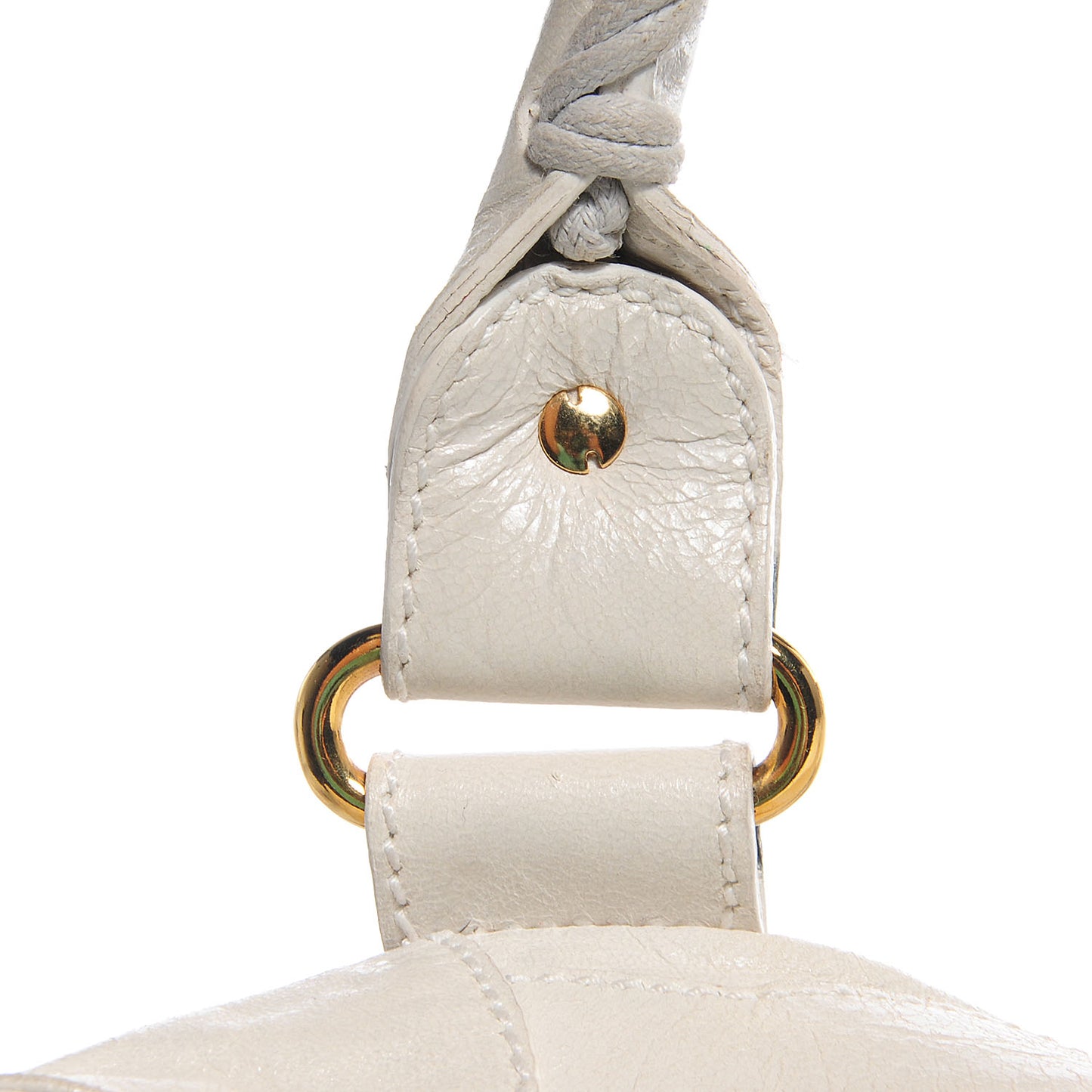 Chevre Giant 21 Gold Hardware Brief White