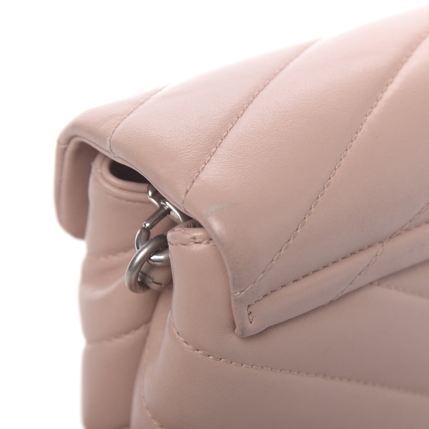 Calfskin Y Quilted Monogram Toy Loulou Crossbody Bag Tender Pink