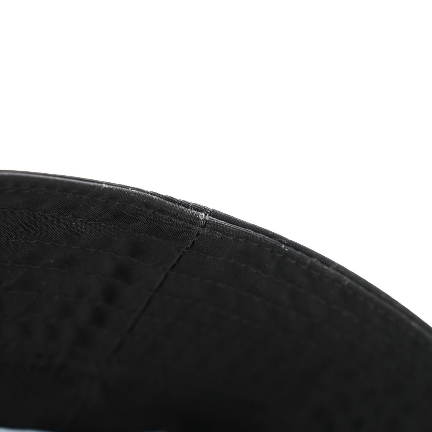 Re-Nylon Metal Triangle Logo Womens Bucket Hat M Black