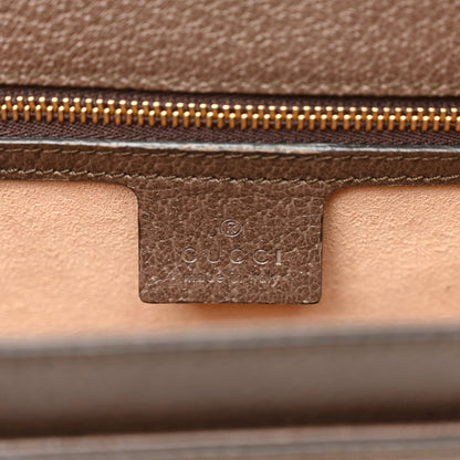 Gucci GG Supreme Monogram Web Small Ophidia Flap Messenger Bag Brown 6 of 13