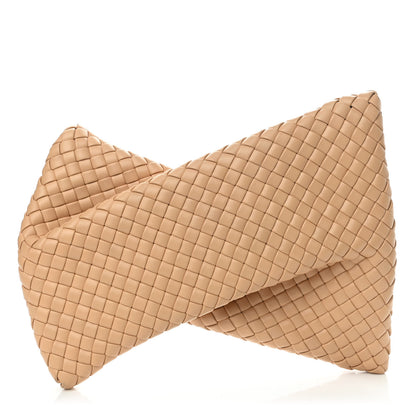 Bottega Veneta Nappa Intrecciato Crisscross Clutch Porridge 1 of 5