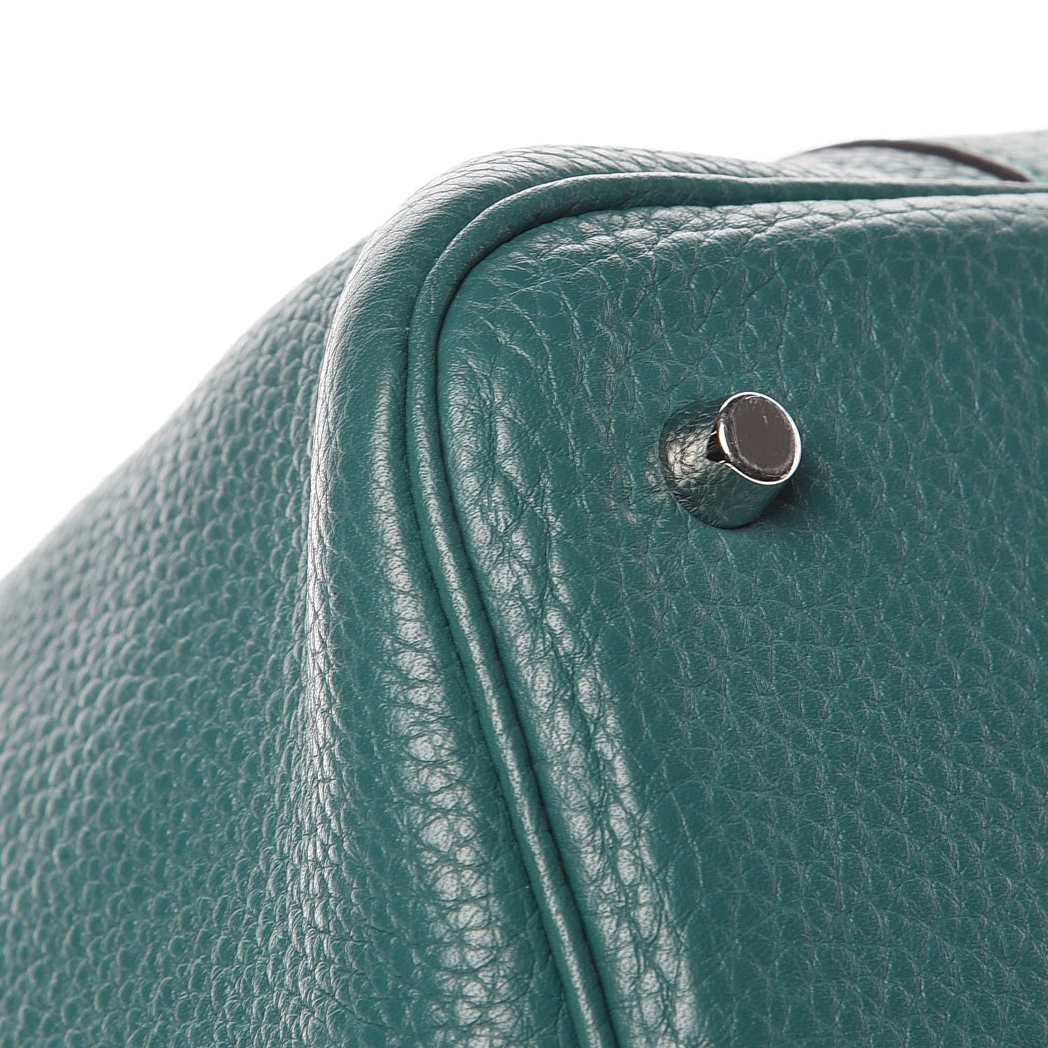 Hermes Taurillon Clemence Picotin Lock 22 MM Malachite 7 of 8