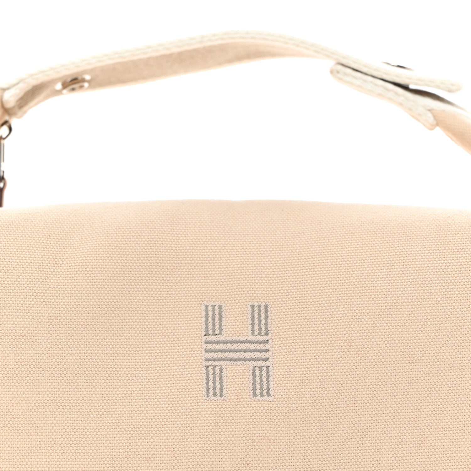 Hermes Canvas Large Bride-A-Brac Pouch Natural 8 of 10