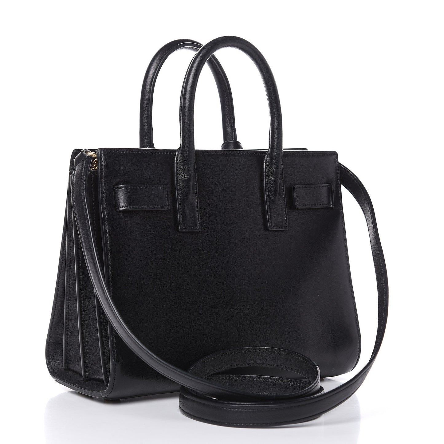 Calfskin Nano Sac De Jour Black