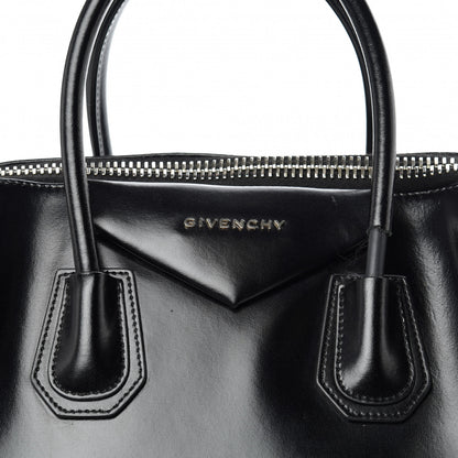 Givenchy Shiny Lord Calfskin Medium Antigona Black 12 of 12