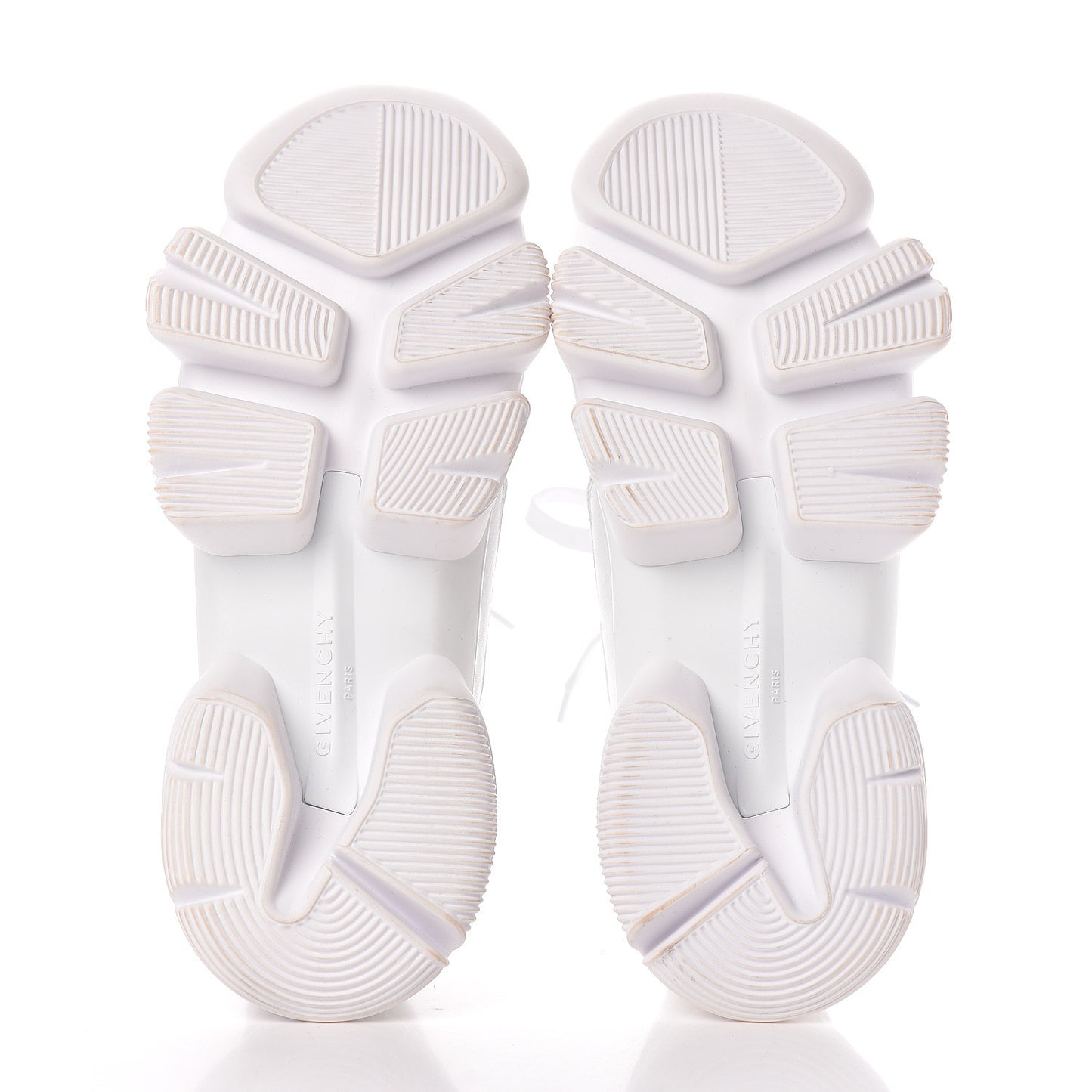 Calfskin Neoprene Jaw Low Sneakers 38 White