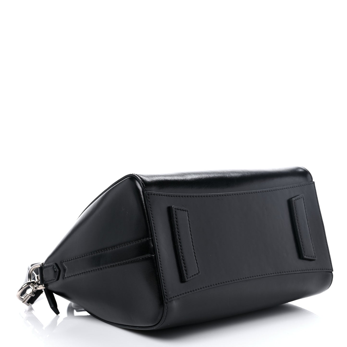 Shiny Lord Calfskin Small Antigona Black