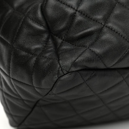 Chanel Lambskin Quilted CC Chain Bucket Bag Black 11 of 16