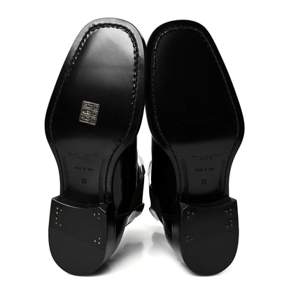 Saint Laurent Vitello Moet Mens Vadim 25 Booties 39 Black 6 of 10